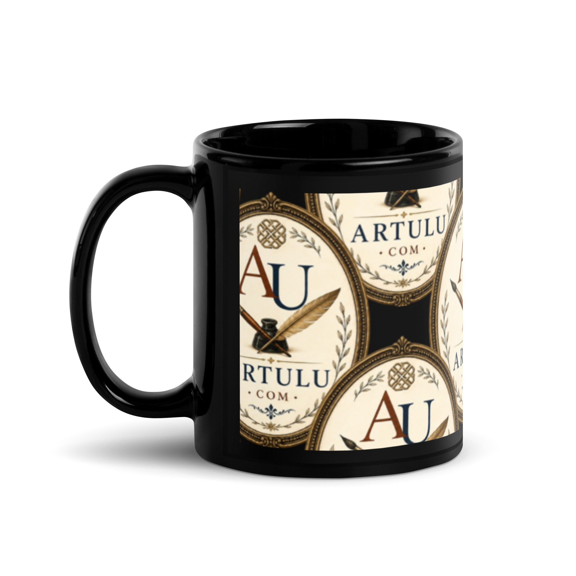 Black Glossy Mug - Image 3