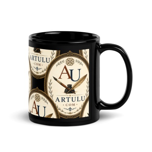 Black Glossy Mug