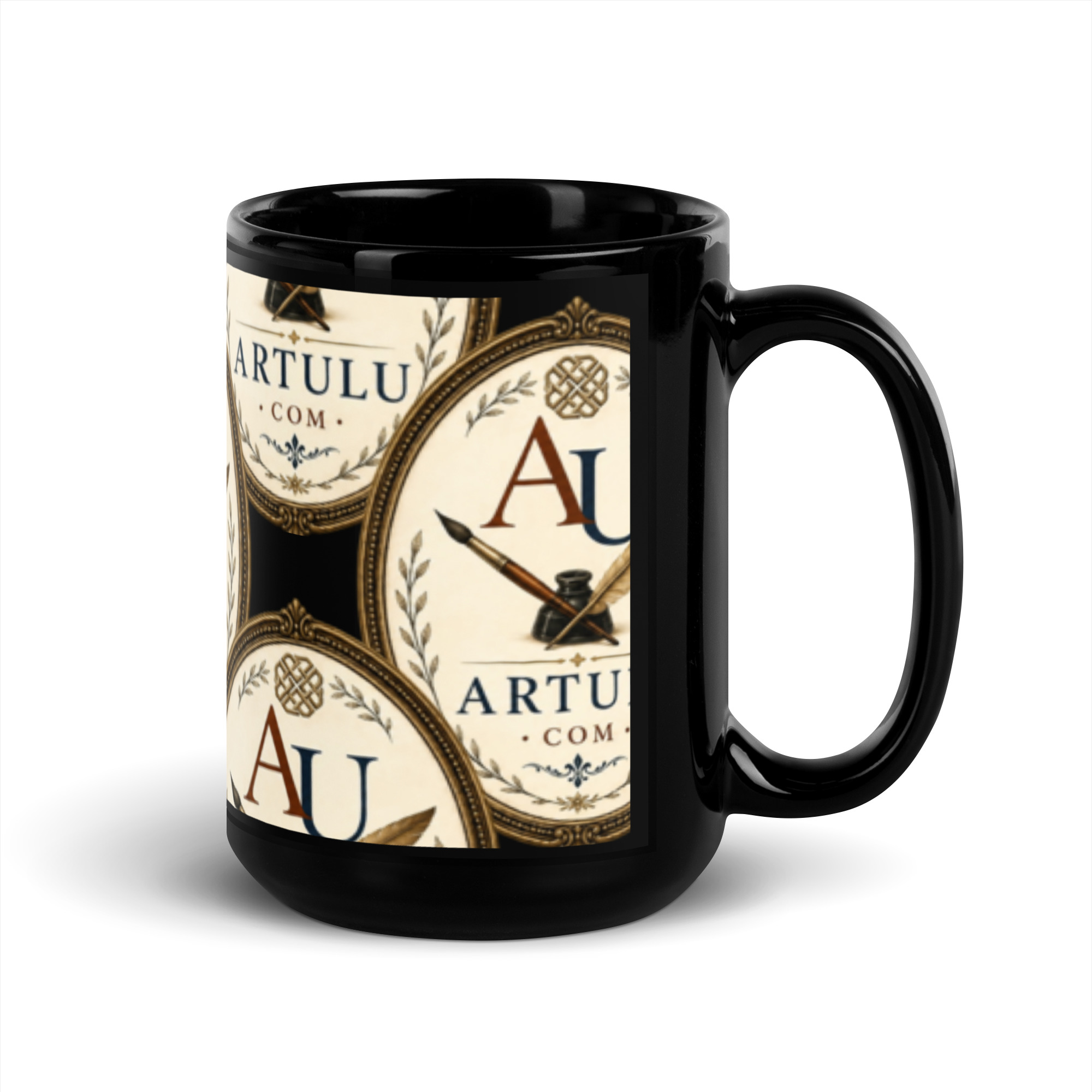 Black Glossy Mug - Image 4